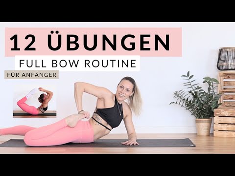 Wie übe ich den Bogen / Bow / Dhanurasana? 12 Übungen für dein Stretching! #fitness #stretching