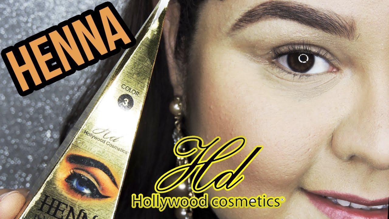 HENNA PARA CEJAS - Hollywood Cosmetics | Kawaii MakeUp