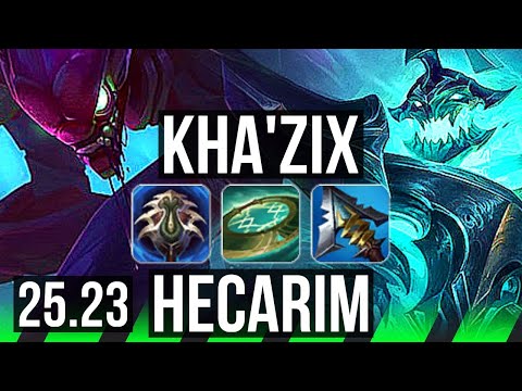 KHA'ZIX vs HECARIM (JGL) | EUW Grandmaster | 25.23