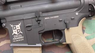 Delta Armory AR15 Classic Charlie PIL ŞARJ SET Airsoft Tüfek / Half Tan DA-C01-HT - Video