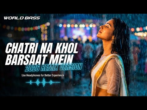 World Bass - Chatri Na Khol Barsaat Mein (DJ Remix 2026 Beat Mix) | New  Hindi Song | Deep Hous Mix