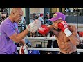 ERROL SPENCE JR LOOKS RIPPED & READY FOR WAR FOR YORDENIS UGAS! | FULL MEDIA WORKOUT