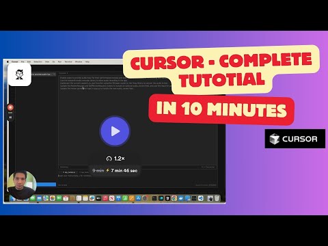 Complete Cursor Tutorial in 10 Mins ⏱️: Advanced Tips Included 💡