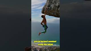 Download lagu JANGAN DITIRU !! skill terlatih pemanjat tebing yang luar biasa  #extreme #climbing #trending mp3