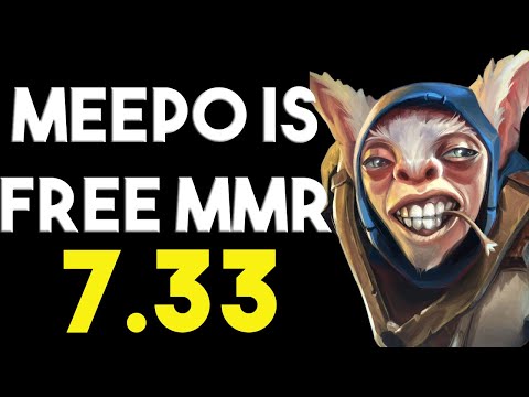 MEEPO IS FREE MMR IN NEW PATCH 😂 DOTA 2 7.33