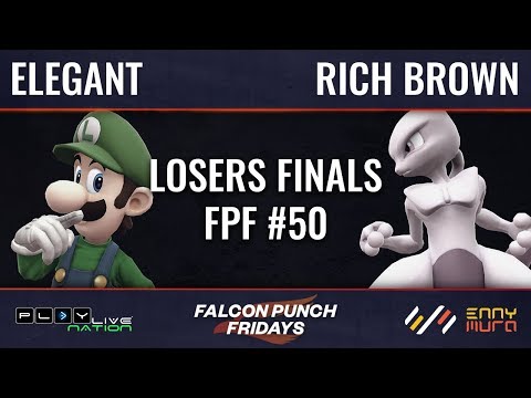 PG | Rich Brown (Mewtwo) vs BSD | Elegant (Luigi) - Losers Finals (FPF50)