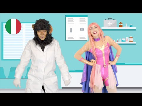 Luli Pampín - CINQUE SCIMMIETTE 🐒 Five Little Monkeys