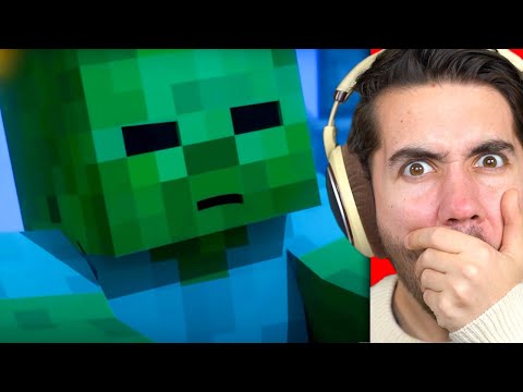 Reacting To The SCARIEST Minecraft Animation!