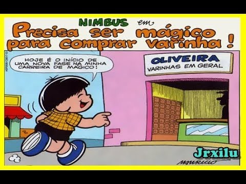 Nimbus - Precisa ser mágico para comprar varinha - quadrinhos Turma da Mônica