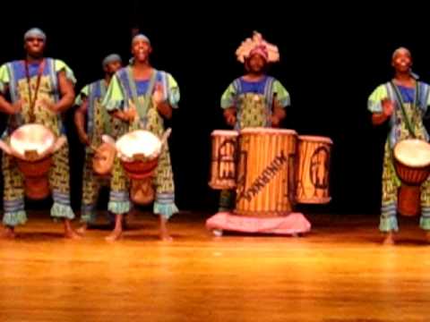 Minianka West African Drum and Dance Ensemble at Kwanzaa 2009 at Malcolm X College Chicago