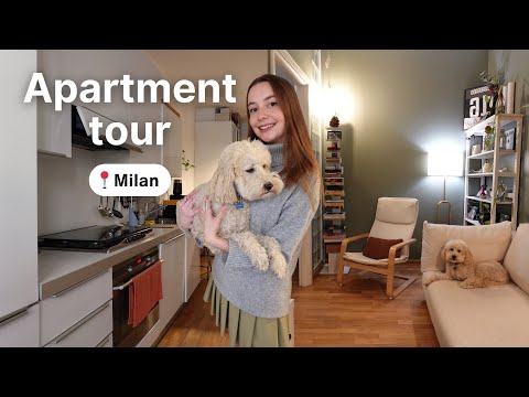my Milan apartment tour | 40m² apartment in the city center (€1100/month)