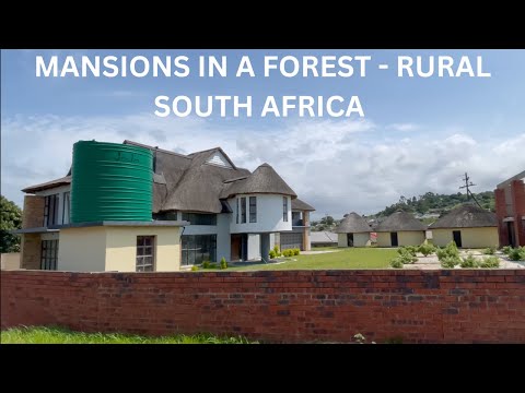 Mansions in  a forest in rural South Africa