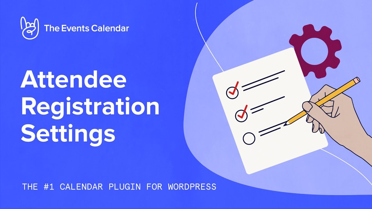 Attendee Registration Settings