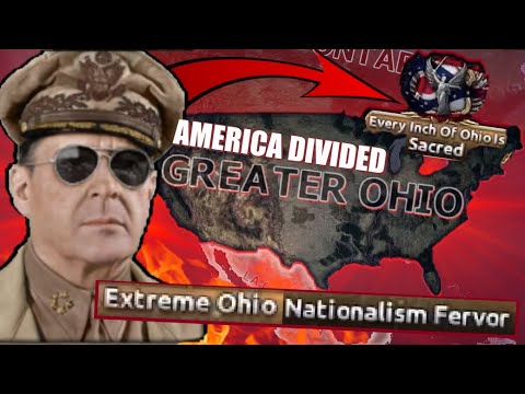 Ohio in HOI4 nukes the world! | United States: Securing Living Space for Ohio! (Hearts of Ohio)