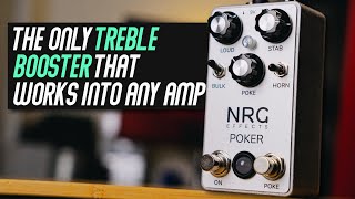 The ONLY Treble Booster That Works Into a Clean Amp! | NRG Effects Poker Monochrome