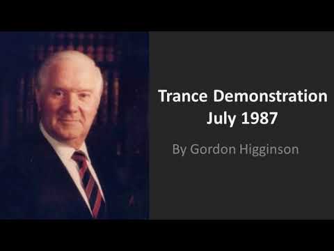 Trance Demonstration July 1987 by Gordon Higginson