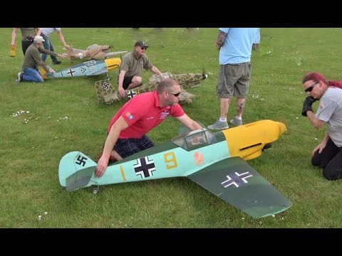 WW2 RC FIGHTER / BOMBER BALBO DISPLAY AT DUXFORD IWM # 1 - 2022
