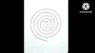 How To Draw A Spiral🪢🪢 | Step By Step Easy