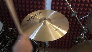 Video thumbnail for Istanbul Mehmet Traditional Paper Thin Crash 17" 1012g by Round Sound Cymbals