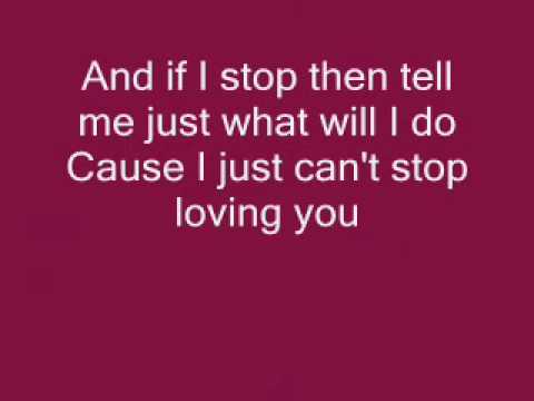 Michael Jackson I Just Can't Stop Loving You *WITH LYRICS!*