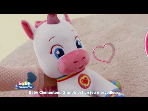baby clementoni unicorn change language