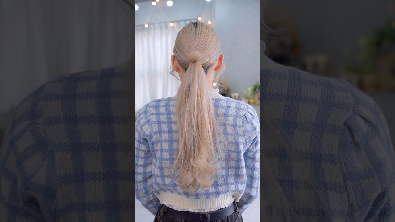 これだけで可愛い！ゴム隠し✨#簡単アレンジ #セルフアレンジ #hairstyle #hair #ミディアムヘア #髪型 #まとめ髪 #大人カジュアル #大人かわいい