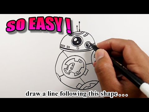 How to draw a star wars droid | Easy Drawings
