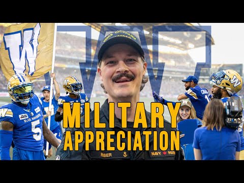Winnipeg Blue Bombers Canadian Armed Forces Appreciation Night