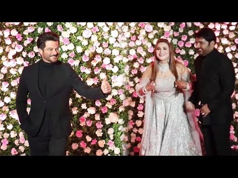 Anil Kapoor's GRAND ENTRY at Kapil Sharma & Ginni Chatrath WEDDING Reception in Mumbai