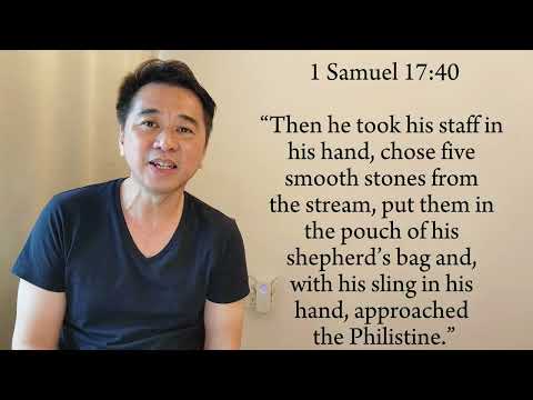 Why did David pick 5 stones? Did he doubt God?  - 1 Samuel 17:40