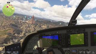I'M FLYING IN THE SKIES OF MECCA WITH A CESSNA 208B GRAND CARAVAN EX PLANE...