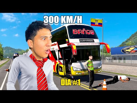 Ismael Sánchez - siendo CONTROLADOR de Bus por 1 Día