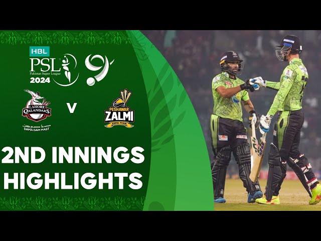 2nd Innings Highlights | Lahore Qalandars vs Peshawar Zalmi | Match 12 | HBL PSL 9 | M1Z2U