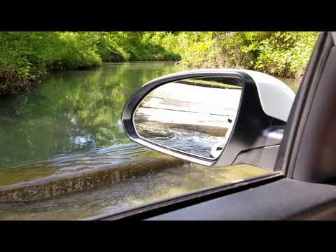 Everybody has to drive their car through the water at least once. Sometimes I go twice!