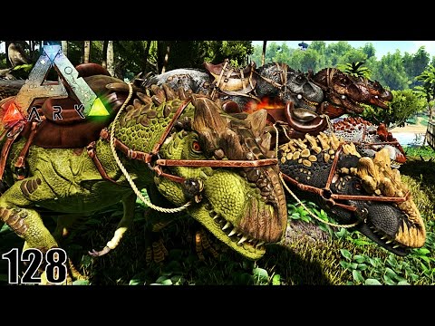 MON ARMÉE DE DINOSAURES VS UN BOSS ! | ARK: Survival Evolved ! #Ep128