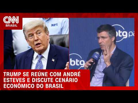 Trump se reúne com banqueiro sobre economia do Brasil | BASTIDORES CNN