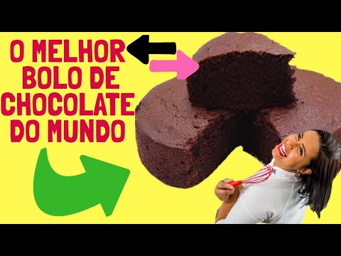Receita BOLO DE CHOCOLATE FOFINHO E SABOROSO
