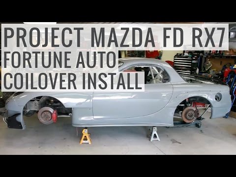 Installing Fortune Auto 510 Coilovers with One Hammer! - Project Mazda FD RX7
