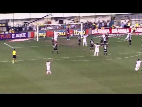 Veja os gols de Santos 3X2 Corinthians