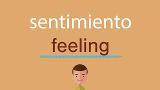 Cómo se dice sentimiento en inglés