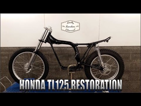 1975 Honda Tl125 K2 Full Restoration Episode 3 ( Frame building )