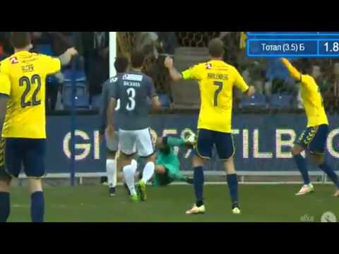 Dwie bramki Kamila Wilczka (vs. Aarhus)