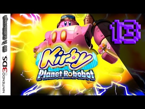 Kirby: Planet Robobot - 100% Walkthrough Part 13 - Level 3 - 1 (All Code Cubes, Story Mode, English)