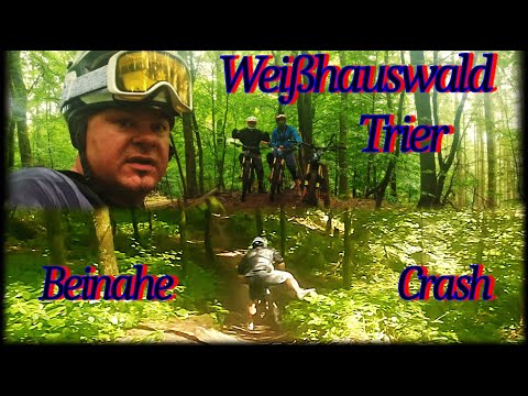 Trier MTB Weißhauswald / knapp am Sturz vorbei / Giant Propain Litevile