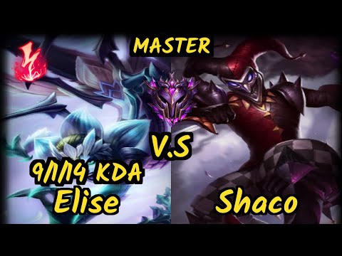 VIT Mowgli (ELISE) vs SHACO - 9/1/14 KDA JUNGLE GAMEPLAY - EUW Ranked MASTER