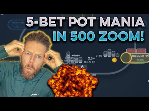 5-Bet Action in Pokerstars 500 Zoom - Poker Ambition Stream Highlights