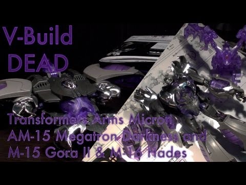 Transformers AM-15 Megatron Darkness and M-15 Gora II & M-16 Hades - V-Build 21