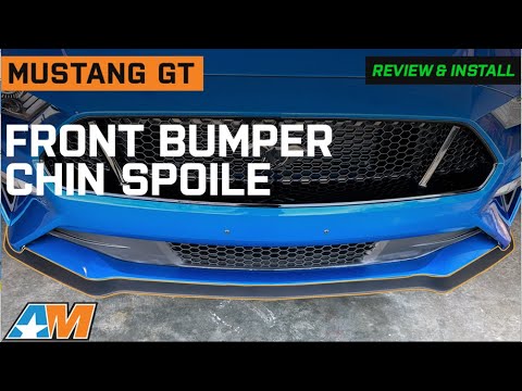 2018-2023 Mustang Replacement Front Bumper Chin Spoiler Review & Install