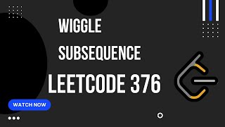 YouTube video '376. Wiggle Subsequence | Leetcode | Arrays'