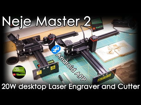 NEJE Master 2 20W desktop Laser Engraver and Cutter